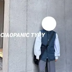 【新品】CIAOPANIC TYPY 中綿ベスト ネイビー Mサイズ