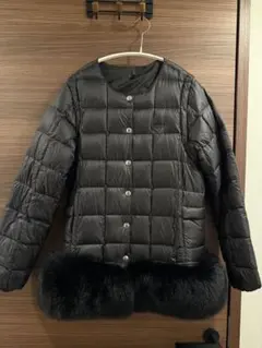 ⭐︎美品⭐︎ TAION EXTRAダウン　ブラック　L サイズ　ファー付き