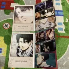 《新品》一番くじ進撃の巨人 地ならし メモリアルカード リヴァイ2種