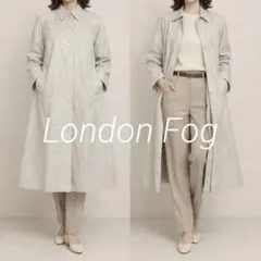 訳あり ロンドンフォグ 春用 ステンカラーコート XLサイズ 比翼仕立て ロングのサムネイル