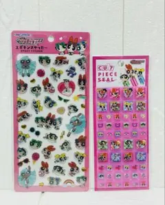 新品　パワーパフガールズ エポキシシール タイルシール　パワパフ
