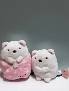 すみっコぐらし てのりぬいぐるみ しろくま セット