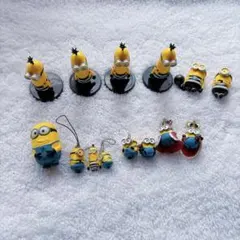 【即日発送】　ミニオン　キングボブ　フィギュア　キーホルダー　ストラップ