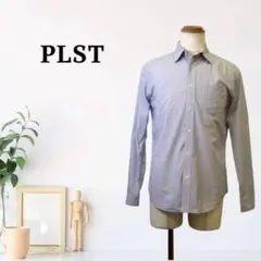 zG1233【M】PLST 長袖 ポケット付き ボタンダウン シャツのサムネイル