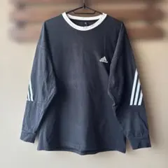 adidas 黒 長袖カットソー 160