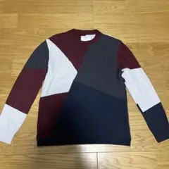 日本製STUDIOUS マルチカラー 薄手コットンニットセーター 2