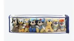 未開封 東京ディズニーシー 20周年 ぬいぐるみバッジ ポーチ付き 8個セット