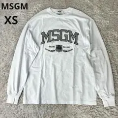 MSGM エムエスジーエム 長袖Tシャツ XS ホワイト ロンTのサムネイル