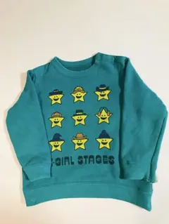 X-GIRL STAGES グリーンのトレーナー 3T 100センチ
