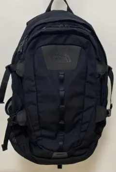 NORTH FACE ノースフェイス　バックパック　HOT SHOT　黒ロゴ