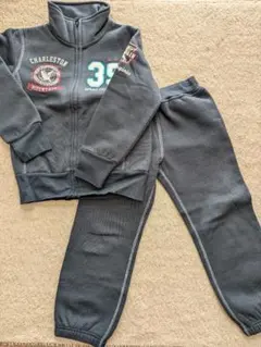 ★スウェットセット★　キッズ　120 ダークグレー