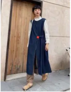 値下げ！FRIFUL デニムスカート　ダークウォッシュXL