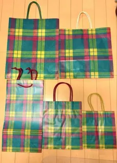 伊勢丹　ISETAN ショップ紙袋 5枚セットのサムネイル