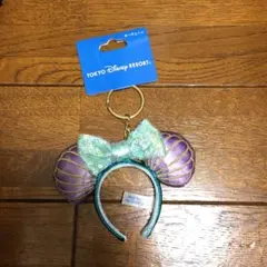 ディズニー リトルマーメイド アリエル カチューシャ キーチェーン キーホルダー