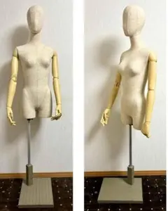 レディーストルソー 可動式腕付き マネキン ディスプレイ