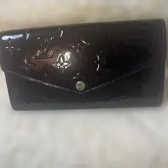 Louis Vuitton ヴェルニ 長財布 アマラント