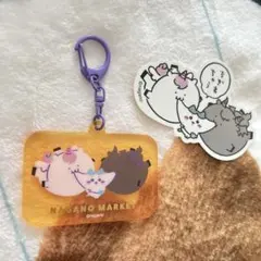 完売品 ちいかわ カラーなアクリルキーホルダー ハチワレ ちぎれちゃう