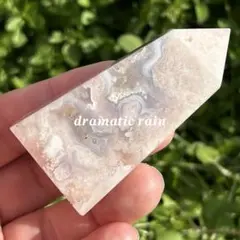 桜瑪瑙 タワー 天然石 置物