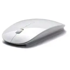 【新品】薄型　電池式　ワイヤレスマウス　白のサムネイル