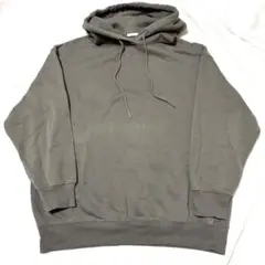 【美品】GU グレー パーカー L 長袖 フード ポケット