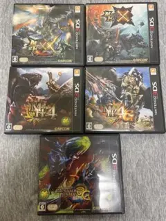 3DS モンスターハンターまとめ売り 5本セット