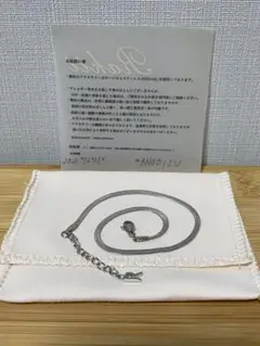 Rakii Snake chain anklet シルバー　アンクレット