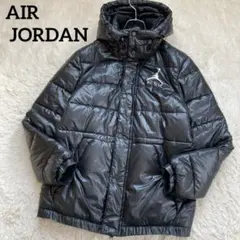 6361 JORDAN 刺繍ロゴ ダウンジャケット 黒色 6361 JORDAN 刺繍ロゴ ダウンジャケット 黒色 - メルカリ