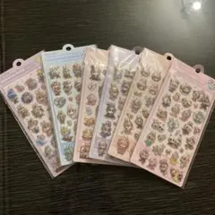 ラブブ　ボンボンドロップシール　6枚セット　訳あり　Ｂ品　特価