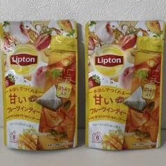 リプトン　水出し　アイスティー　甘いフルーツインティー　2袋のサムネイル