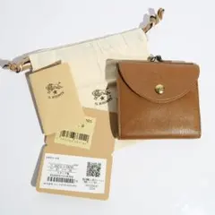 新品 IL BISONTE がま口財布 レザーウォレット イルビゾンテ