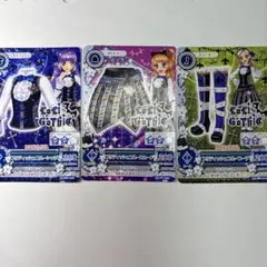 アイカツカード ブリティッシュブルーコーデ ロリゴシック