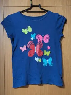 120cm相当carter's 蝶プリント Tシャツサイズ6