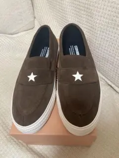 CONVERSE ローファー loafer brown 28 新品 未使用 CONVERSE コンバース スニーカー オールスター チャンク ローファー