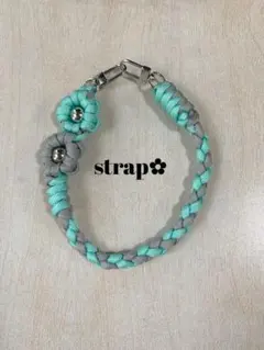 パラコードストラップ　ハンドメイド　携帯ストラップ