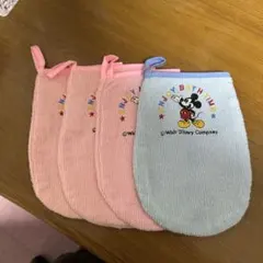 ミッキーマウス タオル（ミトン）4枚
