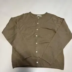 Samansa Mos2 ベージュ カーディガン サイズF