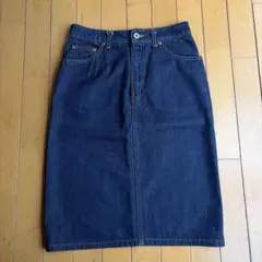 美品 Betty Smith ダークブルー デニム タイトスカート 64-91のサムネイル