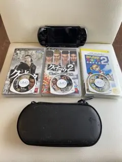 PSP本体とゲームソフト3本セット