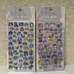 吉田産業 CLEAR クリアぷくぷくキャンディシール 2枚セット