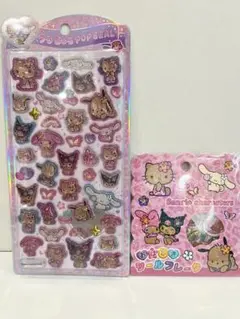 【正規品】うるちゅる ポップシール おはじきシールフレーク 日焼け サンリオ