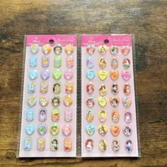 Disneyプリンセス　ストーンシール　2枚セット