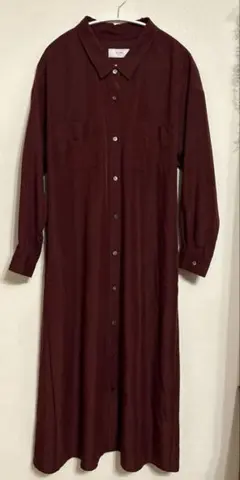 SLOBE IENA スローブイエナ　長袖 シャツワンピース