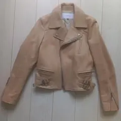 【美品】シープスキン ライダースジャケットのサムネイル
