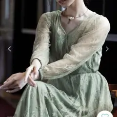 niana ニアナ 結婚式 ワンピース パーティードレス 花柄 レース ロング