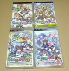 剣と魔法と学園モノ PSPソフト 4点セット
