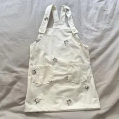 【未使用】花柄サロペット　ワンピース コーディロイ 90cm
