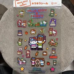 レア JRA 競馬 ターフィー キティ A4サイズ キラキラシール シール