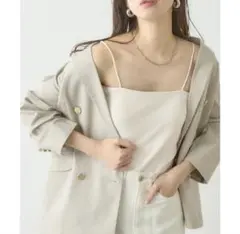 【新品タグ付き】natural couture カップ付きキャミソールのサムネイル