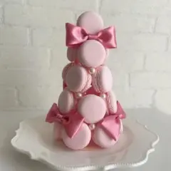 マカロンタワー　pink