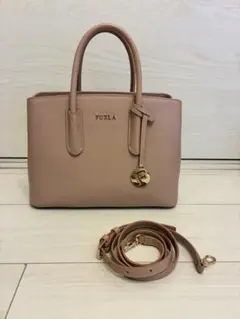 FURLA ハンドバッグ 2way ピンクベージュのサムネイル